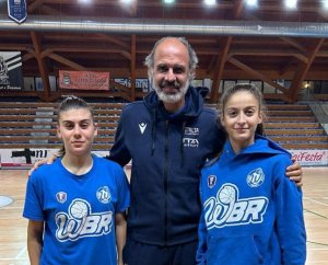 Alice Pellegrini e Violante Tomassoni al raduno del Comitato Regionale Lazio