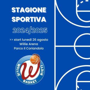 Al via la stagione sportiva 2024/25