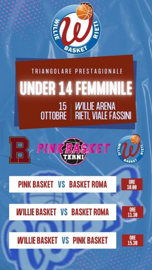 Under 14 femminile. Triangolare precampionato in casa Willie